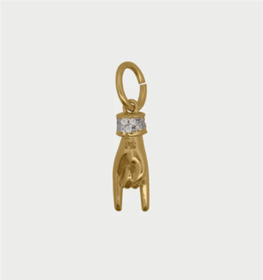 Charm Rue des Mille Woman Charm Bar in Brass CB-LCN 57 - CB-LCN 57